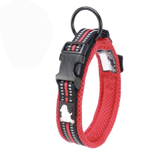 Outdoor Reflective dog collar and leash nylon set